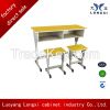 Cheap price adjusttable single student desk and chair,school furniture for children's education,high school furniture classroom