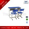 Cheap price adjusttable single student desk and chair,school furniture for children's education,high school furniture classroom