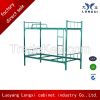 Factory direct sale steel bunk bed, metal school double bed, metal military bed