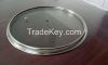 Tempered flat glass lid