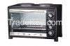 33L electric oven with hot plates