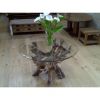 Reclaimed Teak Root Circular Coffe Table (80cm)