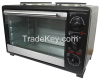 electric oven with hot...