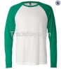 Plain Contrast Colors Basic Baseball Long Sleeve Tee Shirts  3170209