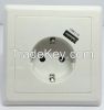 wall socket with USB c...