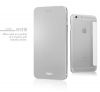 MOFI Brushed Aluminum Flip Cover Case for iPhone6 with PC Back Shell