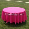 wholesale cheap polyester table cloth with table runner