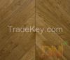 Chevron parquet wood f...