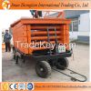 4m-20m height 300kg-1000kg loading capacity mobile hydraulic scissor lift