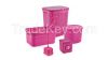 Rattan Bathroom Set 5 pcs