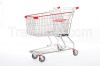 Stainless Steel Supermarket Chromed Trolley