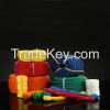 high quality Colored twisted high tenacity 3 strands pp rope