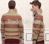 shawl neck sweater coat for men button style classic cardigan high qua