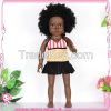 Vinyl craft doll, 18'' doll, black toy