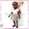 18 Inch beautiful big eyes girl doll,Fashion girl doll,black Plasitc doll