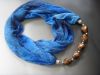 POLYESTER SCARF WITH S...