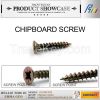 c1022 pozi head yellow zinc plated chipboard screw from china manufacturer