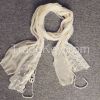 Lady's Fashion Lace Beads Woman Scarves Shinning Neckwear