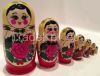 Wholesale Russian Traditional Wooden Nesting Dolls Matryoshka 7 pieces