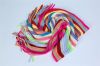 Acrylic Striped Knitted Scarves