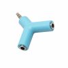 3.5mm Male To 2 Female Stereo Audio Earphone Headphone Splitter Adapter Y Shape