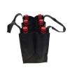 Custom 6 Bottle Non Woven Wine Bag with Dividers