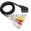 Scart to 6RCA cable sc...