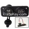 12v Dual USB Socket 