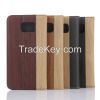 Business Elegant High Quality New 2015 fashion Retro Luxury Wood Grain Wallet Case for Samsung Galaxy S6 G9200 With Card Slot