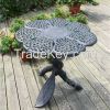 Bistro table &amp;amp; chair in butterfly design made of aluminum