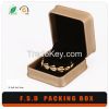 Luxury Golden Leather Gift Box For Jewellery