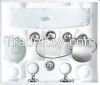  CHROME MIRROR SET 6 PIECES - 312 