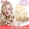 blonde brazilian hair,virgin hair weave hair bundles body wave hair weft 3pcs/lot 14"-26" Grade 6A human hair extension 100g/pc