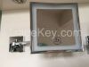 fashion design single side square shape makeup mirror magnifying with light