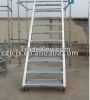 OEM service aluminum plank Scaffolding aluminum plank stairsway Aluminum stair put up with ringlock scaffolding