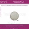 Round High Quality White Leather Coin Purse