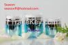 Luxury Acrylic airless pump jars Round acrylic cream jars