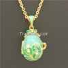 Faberge Egg Pendant Locket Russian Enamel Angel Egg Pendant