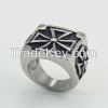  Stainless Steel Jewelry Factory direct Supply Cross Rings