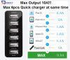 High speed charging station usb charger with auto detect(MU017)