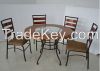 metal frame dining tab...