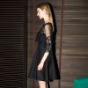 YIGELILA 6820 New High-End Casual 3/4 Sleeve Knee-Length Brances Dress