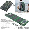 7000mAh Collapsable Solar Travel Portable Power Bank For Smartphones