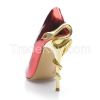 High heel wedding dres...