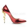 High heel wedding dres...
