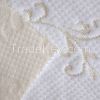 Wholesale/Mix Order Fabric, 15h007, White 100% Polyester Jacquard Scuba Knitting Fabrics for Memory Foam Mattress