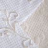 Wholesale/Mix Order Fabric, 15h007, White 100% Polyester Jacquard Scuba Knitting Fabrics for Memory Foam Mattress