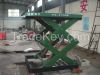 Safe and durable Stationary scissor lift for warehouse