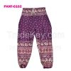 Harem Comfort Pants for Women/Men/Unisex , Great for Yoga/Sport/Outdoor, Long/Short Pants, Handmade in Thailand, Boho/Gypsy/Harem/Hippie Pants, Oriental Elephant Print