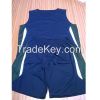 100% polyester dri fit fabric basketball uniform.